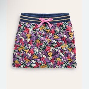 Mini Boden Girls Floral Print Skirt - Size 5-6